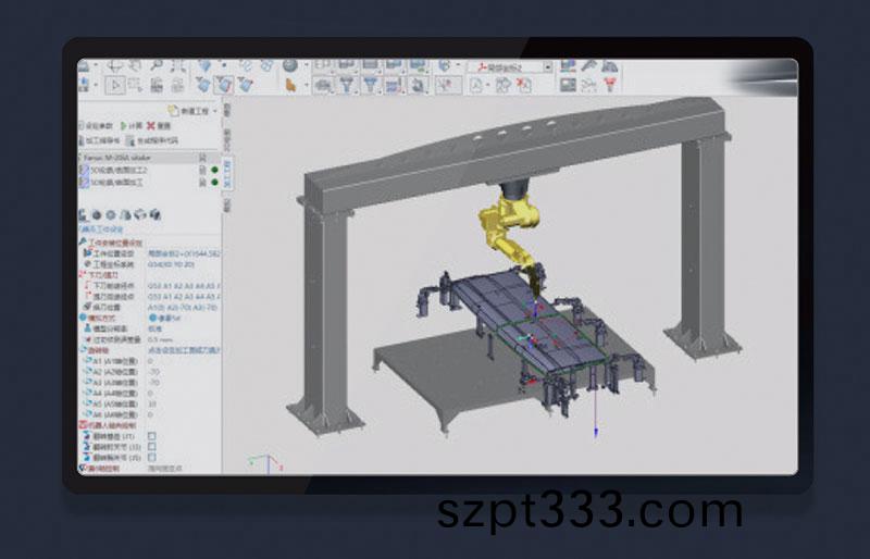 三維(wei)機器人激光(guang)切割機,三維激光切割機,3D激(ji)光切割機,離線編程(cheng)輭件