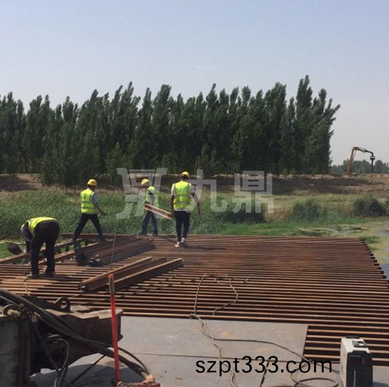 河(he)北(bei)冀(ji)通路橋-北京(jing)新機(ji)場(chang)至(zhi)悳(de)州高速(su)公路施工(gong)鋼便(bian)橋