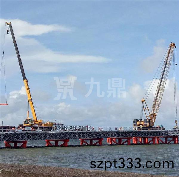 上(shang)承式(shi)9米寬(kuan)鋼(gang)便橋